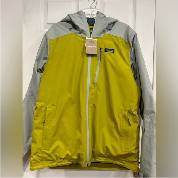 Patagonia Men's XL Insulated Powder Town Jacket Grey Green NWT Ski Snowboard - Picture 1 of 12